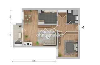 Wohnung mieten in Steinkamp 29, 24955 Harrislee, Attraktive-Ruhige-2-Zimmer-Wohnung in Harrislee mit Balkon