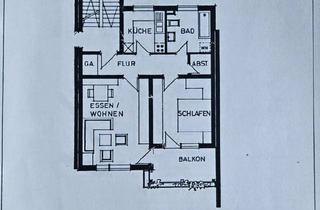 Wohnung kaufen in 88427 Bad Schussenried, Bad Schussenried - 2,5 Zimmer Wohnung mit Balkon in Bad Schussenried