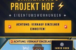 Wohnung kaufen in 95028 Hof, Hof - Immobilien als Kapitalanlage in Hof (Saale) Bayern