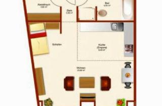 Loft kaufen in 39124 Magdeburg, Magdeburg - Coole Loft-Wohnung 53 m² mit Parkett