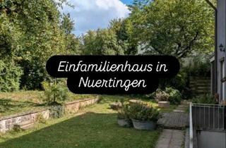 Einfamilienhaus kaufen in 72622 Nürtingen, Nürtingen - Einfamilienhaus Nuertingen