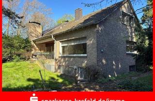 Einfamilienhaus kaufen in 47799 Krefeld, Krefeld - Doppelhaushälfte mit Garage im Bismarckviertel
