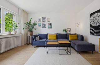 Wohnung kaufen in 76187 Knielingen, Stilvoll modernisierte 2-Zimmer-ETW mit Balkon, Stellplatz & Garten in ruhiger Lage von Knielingen!