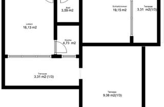 Wohnung kaufen in Hirschgartenallee 37 a, 80639 München, Ruhige 2-Zimmer Dachterassen WHG in Nymphenburg