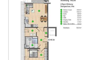 Wohnung kaufen in Lievensteg 6c, 41352 Korschenbroich, Neubau: Gemütliche 2-Zimmer-Dachgeschosswohnung mit Balkon in ruhiger Lage