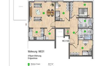 Wohnung kaufen in Lievensteg 6c, 41352 Korschenbroich, Helle Neubau-Erdgeschosswohnung mit Garten – großzügige 114 m² zum Wohlfühlen mit 4 Zimmern