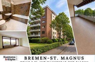 Wohnung kaufen in 28759 St. Magnus, Geräumige 3 Zi. mit 93qm & Balkon in beliebter Wohnlage von St. Magnus