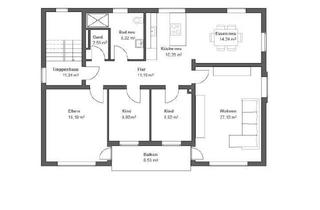 Wohnung mieten in 86845 Großaitingen, Schöne Wohnung in Großaitingen, 4 ZKB, 115qm, Balkon und Garten
