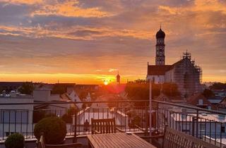 Wohnung mieten in Konrad-Adenauer-Allee 43 1/2, 86150 Innenstadt, Exklusive Wohnung mit 50 qm Dachterrasse über Augsburg