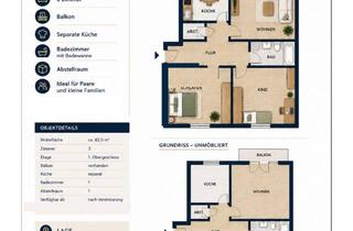 Wohnung mieten in Martinstraße 15, 53909 Zülpich, Frisch Sanierte Stilvolle Wohnung mit 2 Schlafzimmer und Balkon im Herzen von Zülpich