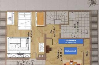 Wohnung mieten in Feursstraße 63, 82140 Olching, Wohnen mit Charakter (Voll möbliert!): 2-Zimmer-Dachgeschosswohnung in Olching