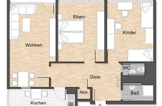 Wohnung mieten in Am Hoverkamp 50, 41564 Kaarst, Große 3-Zi.-Wohnung mit Loggia