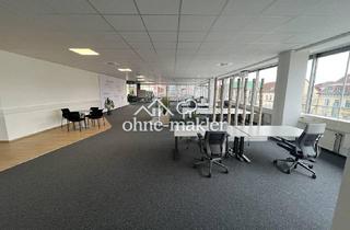 Büro zu mieten in 04159 Leipzig, Bezugsfertige Bürofläche mit Glasbüros, Lounge & Top-Anbindung - möbliert möglich