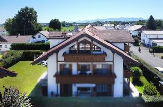 Wohnung kaufen in 83052 Bruckmühl, Charmante Dachgeschosswohnung mit Alpenpanorama und Weitblick in Bruckmühl