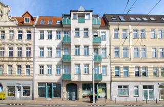 Wohnung kaufen in 39108 Magdeburg, Bezugsfrei: 2-Zi.-Wohnung im Hochparterre mit zwei Terrassen in Innenstadtlage