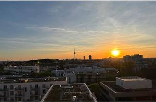 Wohnung mieten in Leopoldstraße, 80804 München, Neu renovierte 1-Zimmer-Wohnung, möbliert, Loggia mit Panoramablick (10. OG)