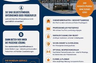 Büro zu mieten in 14052 Berlin, Professionelle Business-Adresse inklusive Postservice & digitalem Zugang