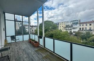 Wohnung kaufen in 28203 Bremen, Bremen - Stilvolle 90 m² Altbauwhg mit großem Balkon und EBK im Fesenfeld