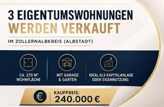 Haus kaufen in 72458 Albstadt, Albstadt - 3 Eigentumswohnungen in Albstadt (Zollernalbkreis)