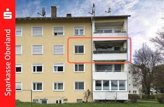 Wohnung kaufen in 86956 Schongau, Schongau - Gepflegte 3-Zimmer-Wohnung mit Balkon