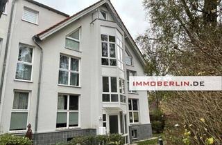 Wohnung kaufen in 14558 Nuthetal, IMMOBERLIN.DE - Adrette Dachgeschosswohnung mit Balkons + 2 Pkw-Stellplätzen in grüner Ruhiglage