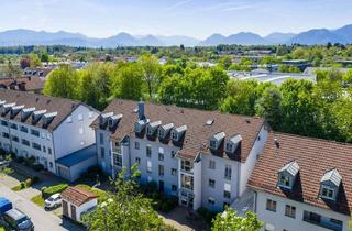 Wohnung kaufen in 83059 Kolbermoor, Wertbeständige Kapitalanlage: 2-Zimmer-Dachgeschosswohnung mit Balkon in Kolbermoor
