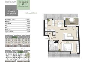Wohnung kaufen in Gereonswall 89-91, 50670 Altstadt-Nord, Neuausbau! Exklusive 2-Zimmer-Dachgeschosswohnung mit Loggia! Gereonswall 89, WE 21