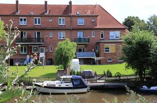 Wohnung mieten in 26721 Früchteburg, Emden: Attraktive 4 Zimmer Wohnung mit Balkon in idyllischer Kanallage