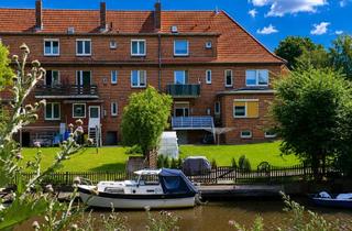 Wohnung mieten in 26721 Früchteburg, Emden: Attraktive 4 Zimmer Wohnung mit Balkon in idyllischer Kanallage