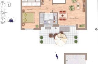 Wohnung mieten in Oberweg 42, 82024 Taufkirchen, Taufkirchen "Am Oberweg" 2,5-Zimmer-Wohnung mit großem Hobbyraum und Terrasse