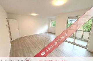 Wohnung mieten in 54295 Heiligkreuz, Trier-Heiligkreuz: Stadtnahe 3 ZKB- Wohnung mit Balkon, Einbauküche & Tiefgaragenplatz – wird umfass