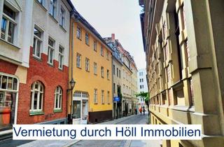 Wohnung mieten in Kuhgasse, 06108 Altstadt, Höll-Immobilien bietet exklusive 2,5-Raumwohnung mit Terrasse und Küche im Zentrum von Halle.