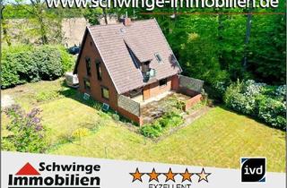 Haus kaufen in Am Walde 28, 21640 Nottensdorf, Wohnhaus mit 1.500 m² Grundstück direkt am Wald in Nottensdorf zu verkaufen.