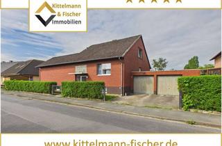 Haus kaufen in 38162 Cremlingen, Solides 2‑Parteienhaus in Schandelah, 167m² Wohnfläche, Keller, 2 Garagen, zeitlose Klinkerfassade