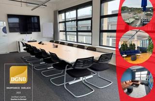 Büro zu mieten in Amalienbadstraße 41, 76227 Durlach, Hochwertige Bürofläche | über zwei Etagen | Dachterrasse mit Turmbergblick | RaumFabrik Durlach