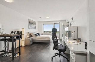 Immobilie mieten in Brunecker Straße, 64521 Groß-Gerau, Moderne 1-Zimmer-Wohnung, voll möbliert, mit Balkon