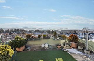 Penthouse kaufen in 82377 Penzberg, 3-Zimmer-Penthousewohnung mit unverbaubarem Bergpanoramablick
