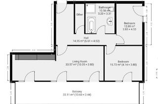 Wohnung mieten in 14167 Zehlendorf, Moderne Wohnung mit Dachterrasse
