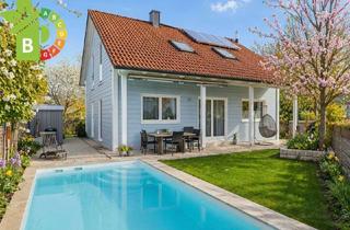 Einfamilienhaus kaufen in 85609 Aschheim, Nordisches Design trifft bayerische Lebensart – exklusives Einfamilienhaus mit Pool nahe München