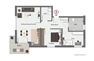 Penthouse kaufen in 33813 Oerlinghausen, Neubaueigentumswohnungen in zentraler Lage von Oerlinghausen