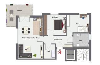 Penthouse kaufen in 33813 Oerlinghausen, Neubaueigentumswohnungen in zentraler Lage von Oerlinghausen