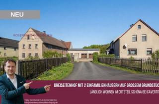 Haus kaufen in Friedensstraße 11, 04758 Cavertitz, Zwei Häuser auf großzügigem Grundstück mit viel Potenzial in ländlicher Lage – Ideal für Familien!