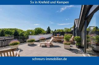 Penthouse kaufen in 47803 Inrath/Kliedbruch, Direkt am Stadtwald - Penthouse-Maisonette mit beeindruckender Dachterrasse