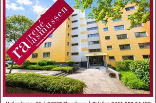 Wohnung kaufen in 24943 Sandberg, ASMUSSEN IMMOBILIEN - 3 Zimmer, Fahrstuhl, Stellplatz und sonniger Balkon im beliebten Stadtteil