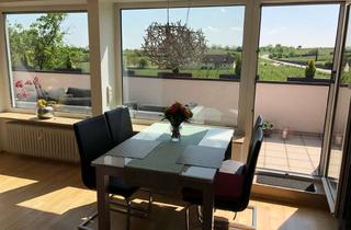 Wohnung mieten in Mandelring, 67146 Deidesheim, Dachgeschosswohnung in südlicher Ortsrandlage mit großer Loggia und außergewöhnlichem Fernblick