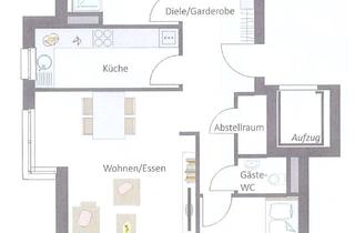 Wohnung mieten in 71696 Möglingen, Stilvolle 3,5-Zimmer Wohnung mit gehobener Innenausstattung und Balkon in Möglingen