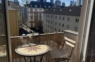 Wohnung mieten in Adlerflychtstraße 29, 60594 Frankfurt, Möblierte 1-Zimmer-Wohnung mit Balkon und Einbauküche im Nordend | English Speaker Welcome