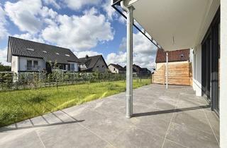 Wohnung kaufen in 32257 Bünde, Moderne 2-Zimmer-Neubauwohnung mit Terrasse, Garten & Stellplatz