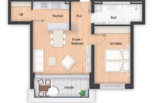 Wohnung mieten in Adolf-Braun-Straße 30b, 90429 Muggenhof, Bezugsfrei ab 01.09.: Moderne 2-Zimmer-Wohnung im Neubauquartier Muggenhof, Nürnberg