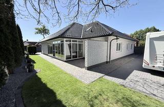 Haus kaufen in 26871 Papenburg, Exklusiv modernisierter Bungalow mit Sauna, Kamin & Sommergarten, Wohnmobilstehlplatz, Garage